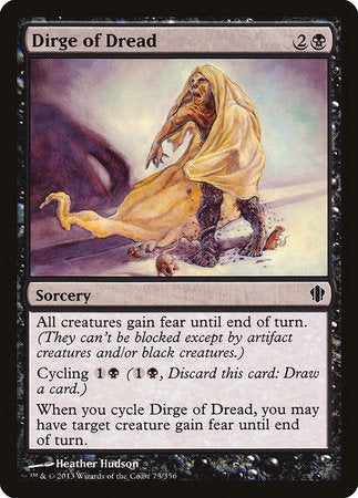Dirge of Dread [Commander 2013] | Rook's Games and More