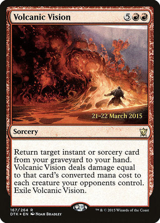 Volcanic Vision [Dragons of Tarkir Promos] | Rook's Games and More