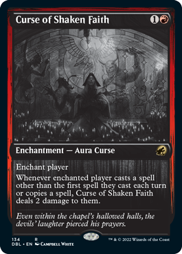 Curse of Shaken Faith [Innistrad: Double Feature] | Rook's Games and More
