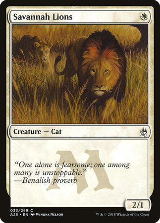 Savannah Lions [Masters 25] | Rook's Games and More