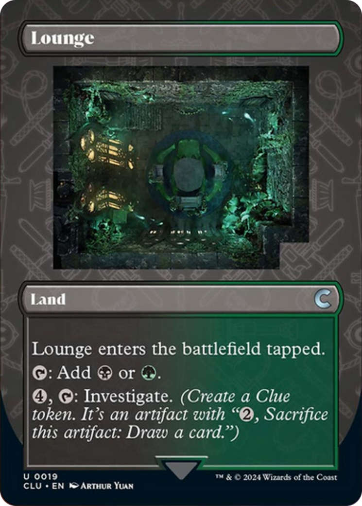 Lounge (Borderless) [Ravnica: Clue Edition] | Rook's Games and More