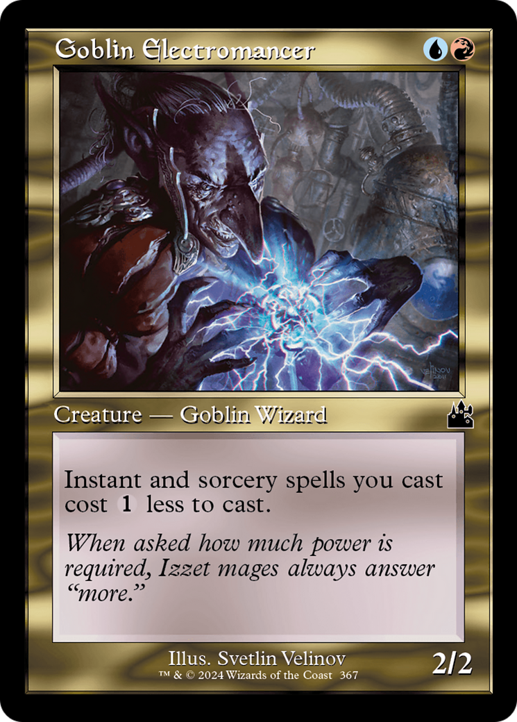 Goblin Electromancer (Retro Frame) [Ravnica Remastered] | Rook's Games and More