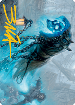 Nebelgast Intruder Art Card (Gold-Stamped Signature) [Innistrad: Midnight Hunt Art Series] | Rook's Games and More