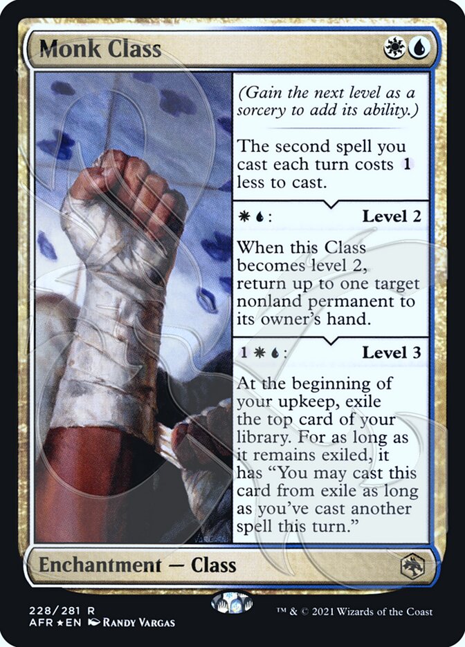 Monk Class (Ampersand Promo) [Dungeons & Dragons: Adventures in the Forgotten Realms Promos] | Rook's Games and More