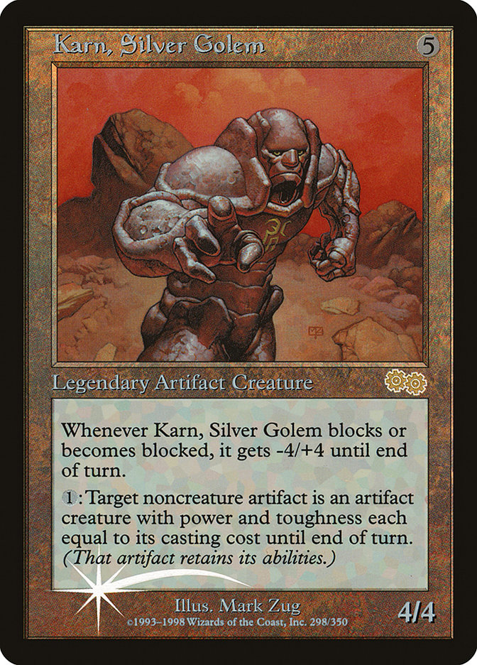 Karn, Silver Golem [Arena League 1999] | Rook's Games and More