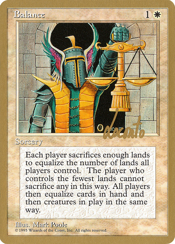 Balance (Michael Loconto) [Pro Tour Collector Set] | Rook's Games and More