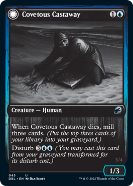 Covetous Castaway // Ghostly Castigator [Innistrad: Double Feature] | Rook's Games and More