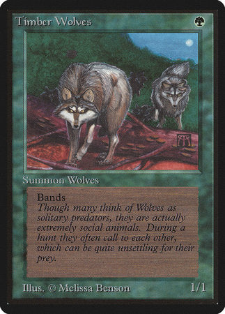 Timber Wolves [Limited Edition Beta] | Rook's Games and More