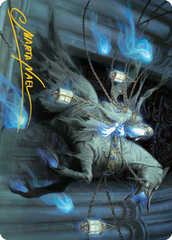 Patrician Geist Art Card (Gold-Stamped Signature) [Innistrad: Midnight Hunt Art Series]