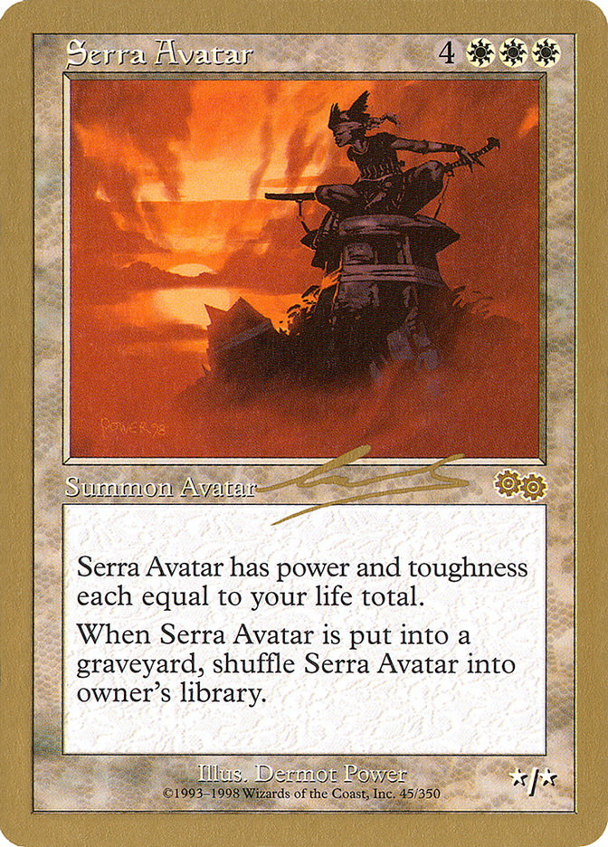 Serra Avatar (Nicolas Labarre) [World Championship Decks 2000] | Rook's Games and More