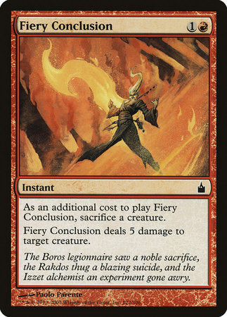 Fiery Conclusion [Ravnica: City of Guilds] | Rook's Games and More