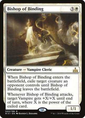 Bishop of Binding [Rivals of Ixalan] | Rook's Games and More