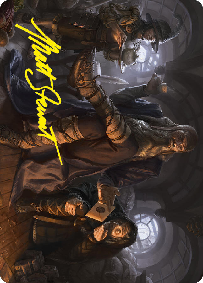 Sharkey, Tyrant of the Shire Art Card (Gold-Stamped Signature) [The Lord of the Rings: Tales of Middle-earth Art Series] | Rook's Games and More