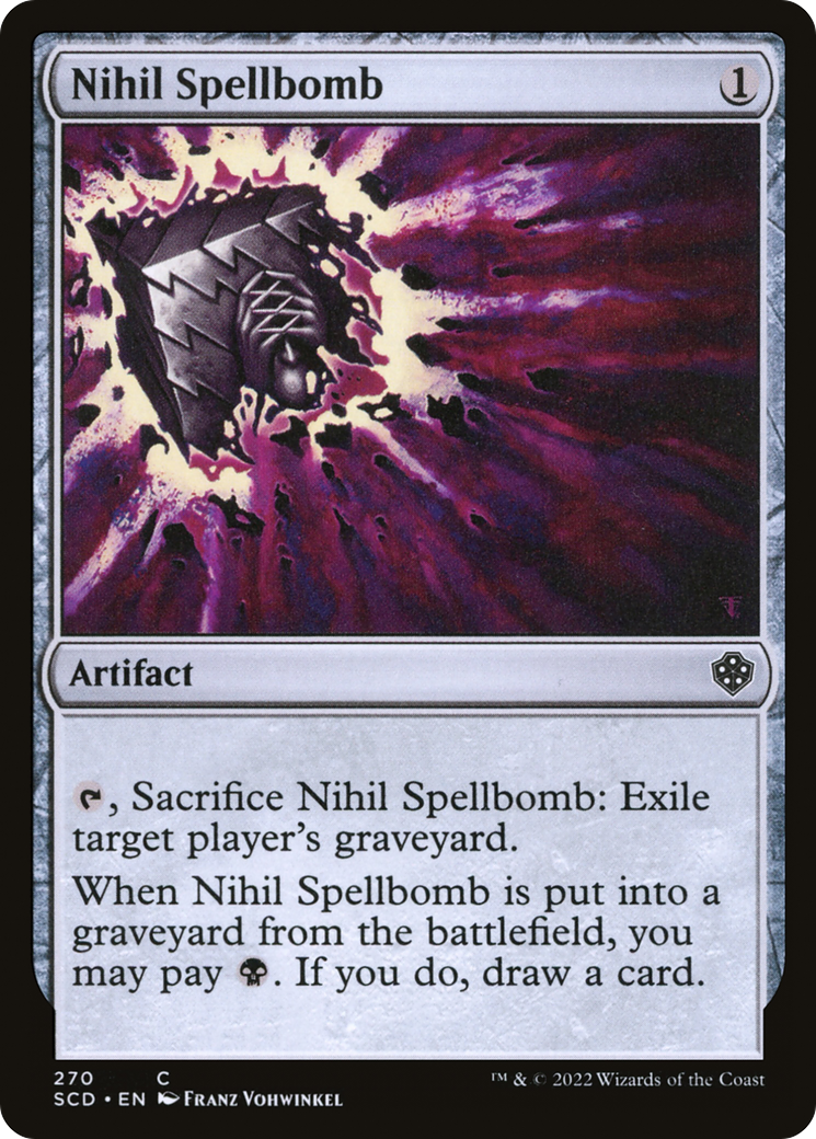 Nihil Spellbomb [Starter Commander Decks] | Rook's Games and More