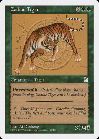 Zodiac Tiger [Portal Three Kingdoms] | Rook's Games and More