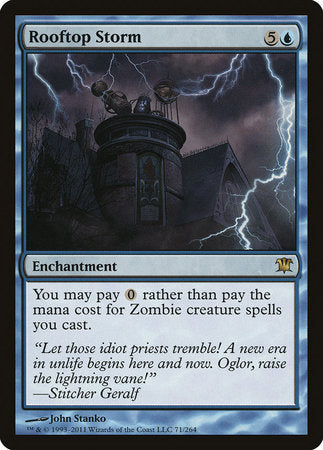 Rooftop Storm [Innistrad] | Rook's Games and More