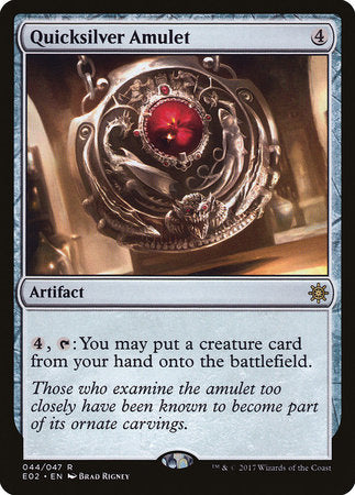 Quicksilver Amulet [Explorers of Ixalan] | Rook's Games and More