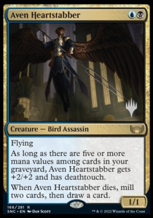 Aven Heartstabber (Promo Pack) [Streets of New Capenna Promos] | Rook's Games and More