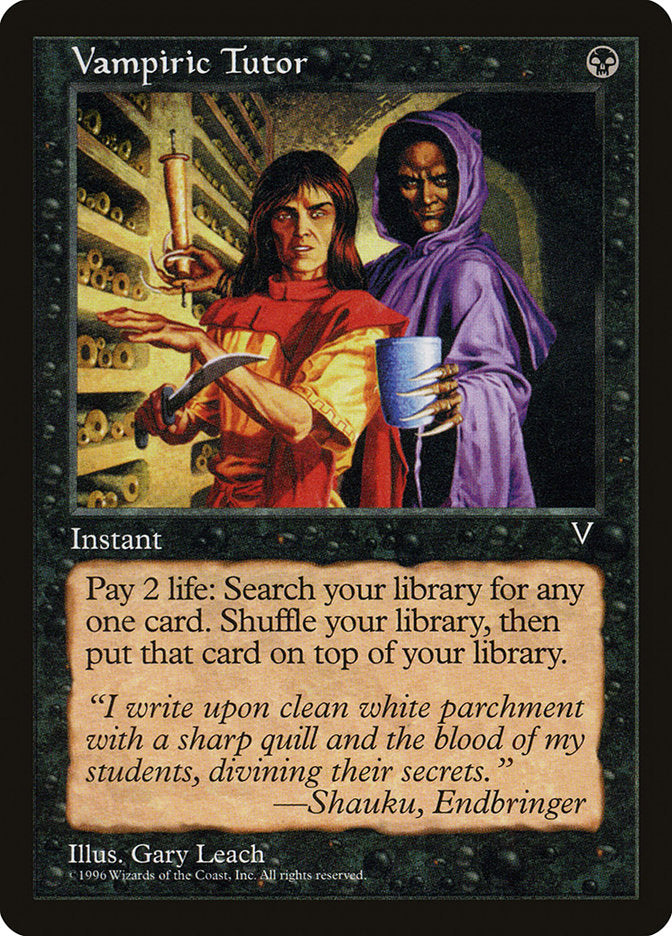 Vampiric Tutor [Visions] | Rook's Games and More
