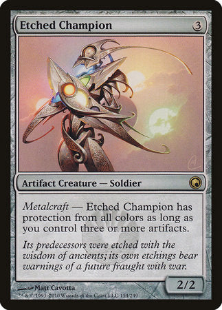 Etched Champion [Scars of Mirrodin] | Rook's Games and More