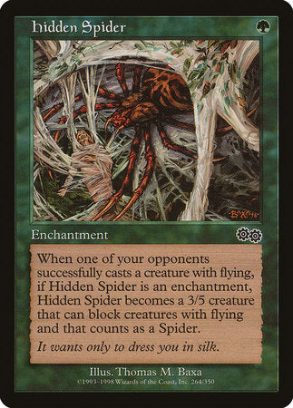 Hidden Spider [Urza's Saga] | Rook's Games and More