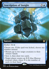 Inscription of Insight (Extended Art) [Zendikar Rising] | Rook's Games and More