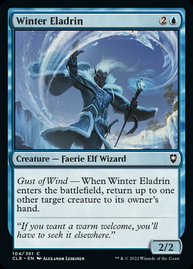 Winter Eladrin [Commander Legends: Battle for Baldur's Gate] | Rook's Games and More