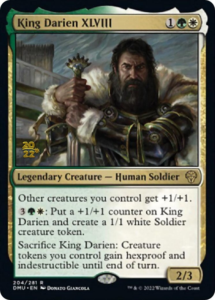 King Darien XLVIII [Dominaria United Prerelease Promos] | Rook's Games and More