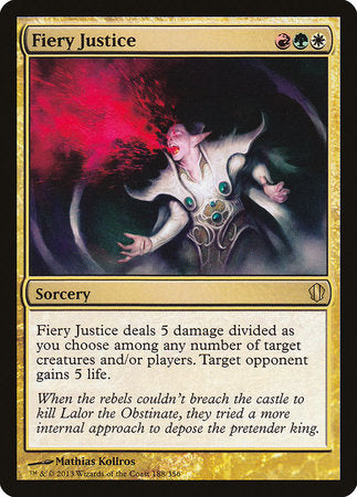 Fiery Justice [Commander 2013] | Rook's Games and More