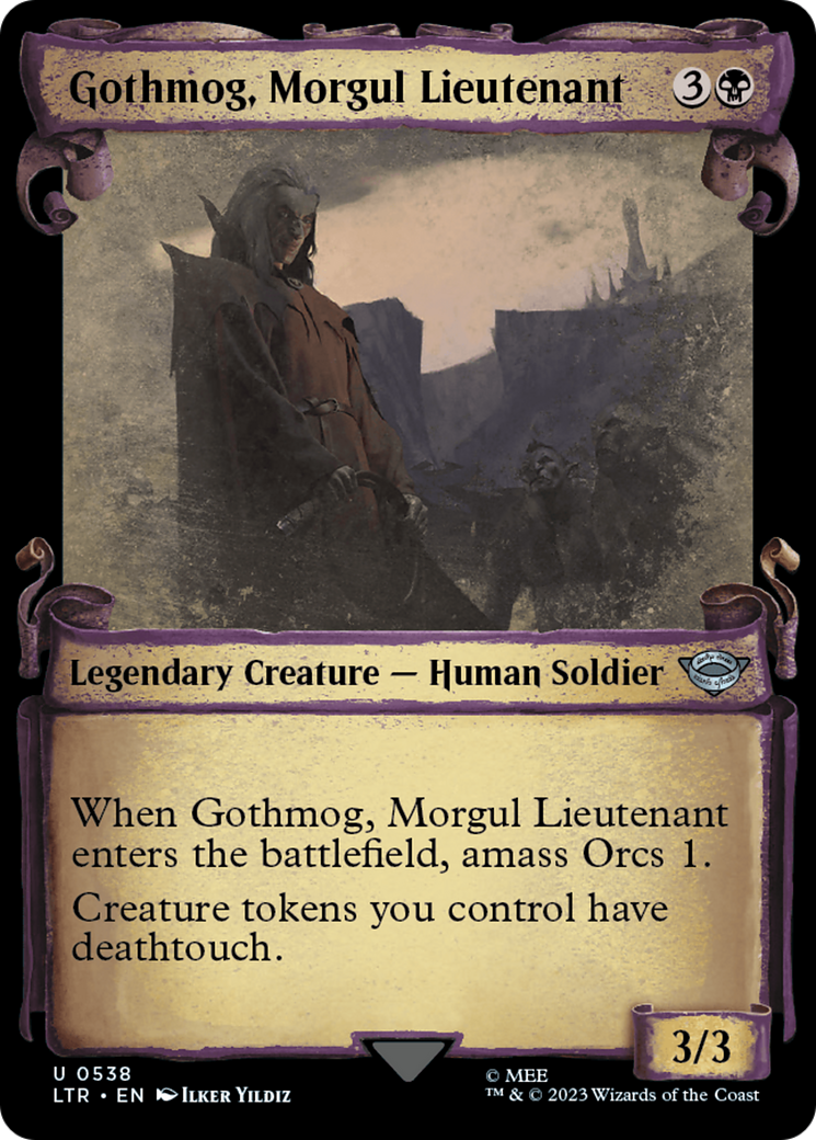 Gothmog, Morgul Lieutenant [The Lord of the Rings: Tales of Middle-Earth Showcase Scrolls] | Rook's Games and More