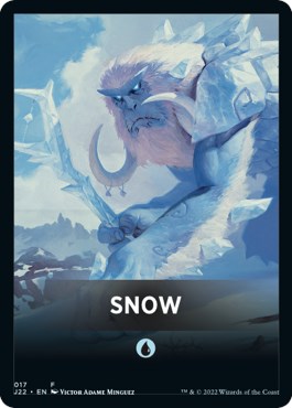 Snow Theme Card [Jumpstart 2022 Front Cards] | Rook's Games and More