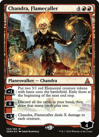 Chandra, Flamecaller [Oath of the Gatewatch Promos] | Rook's Games and More