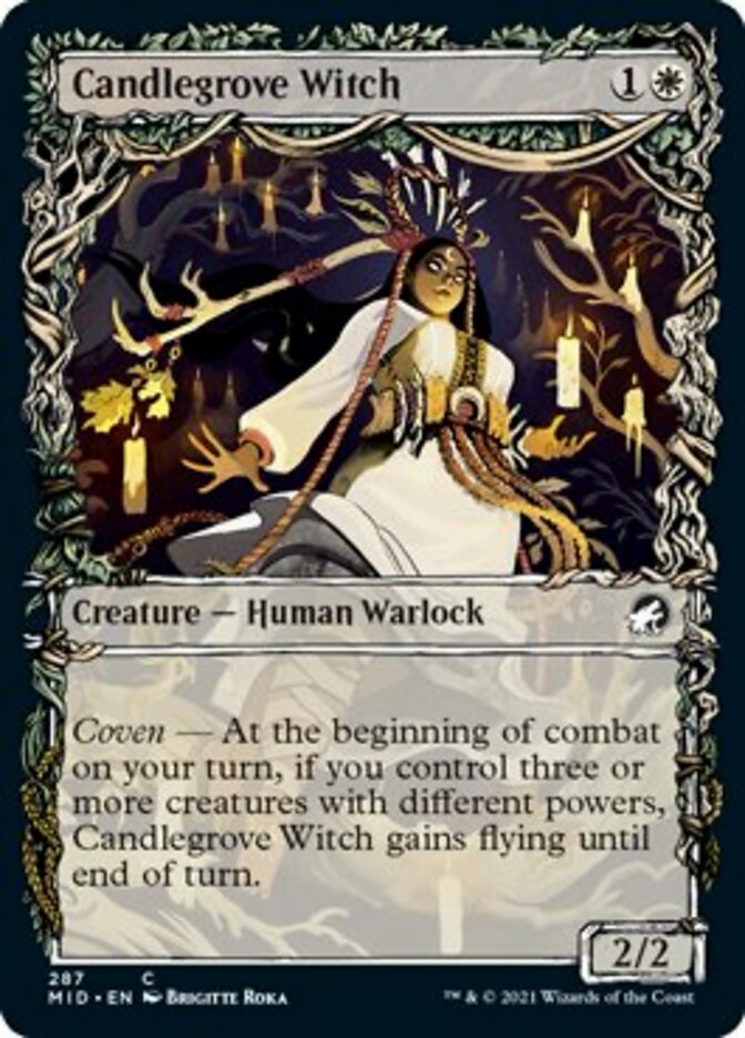 Candlegrove Witch (Showcase Equinox) [Innistrad: Midnight Hunt] | Rook's Games and More