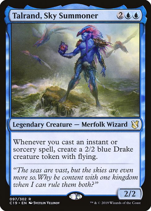 Talrand, Sky Summoner [Commander 2019] | Rook's Games and More