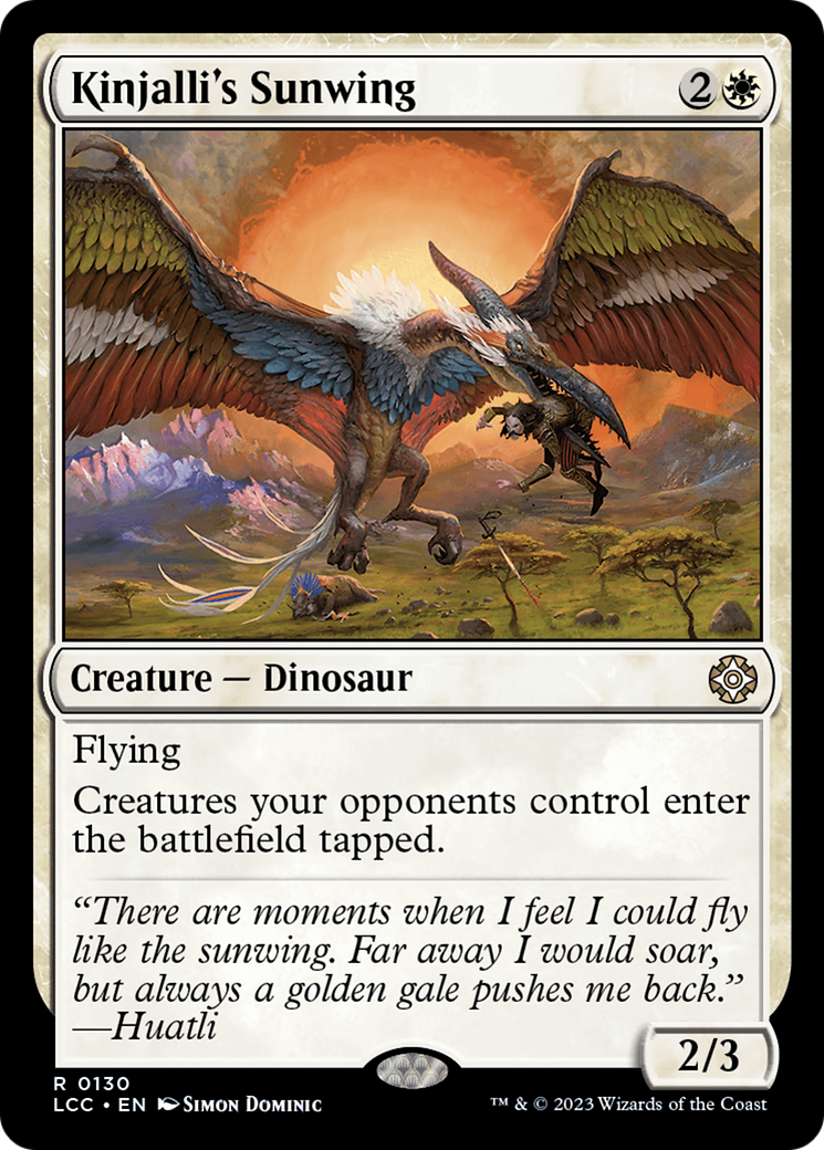 Kinjalli's Sunwing [The Lost Caverns of Ixalan Commander] | Rook's Games and More