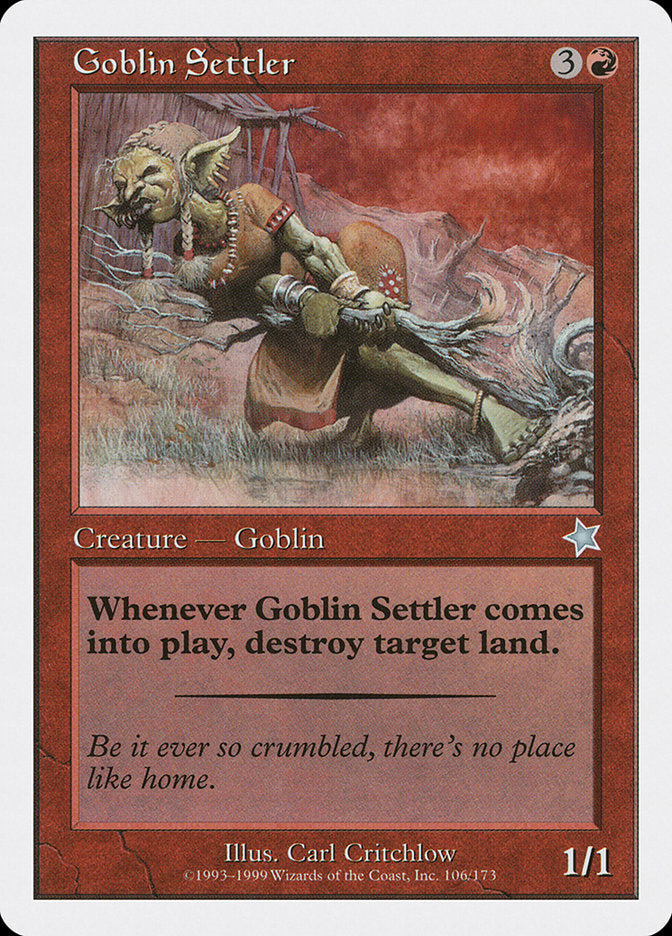 Goblin Settler [Starter 1999] | Rook's Games and More