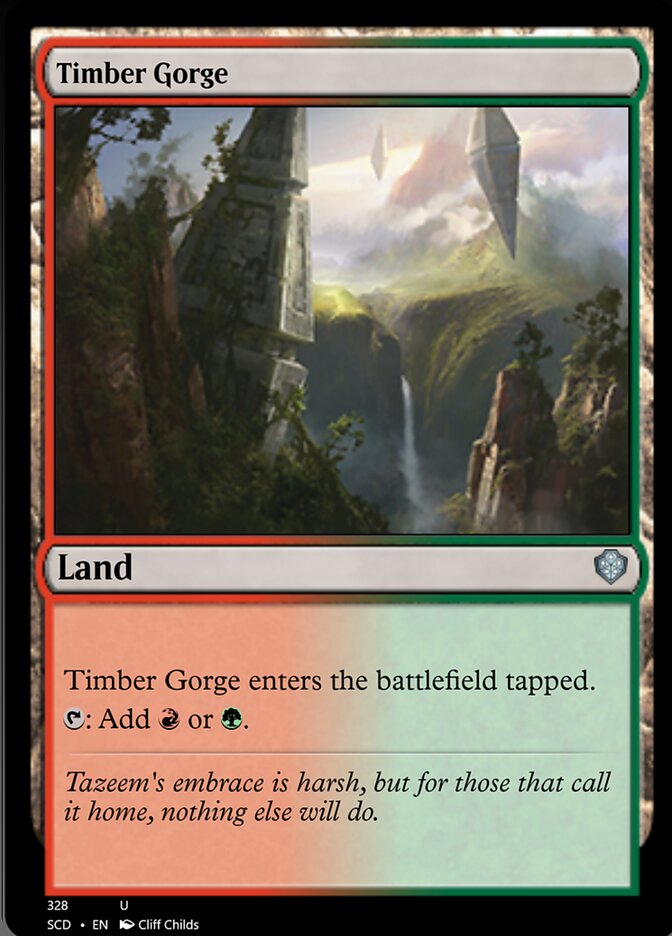 Timber Gorge [Starter Commander Decks] | Rook's Games and More