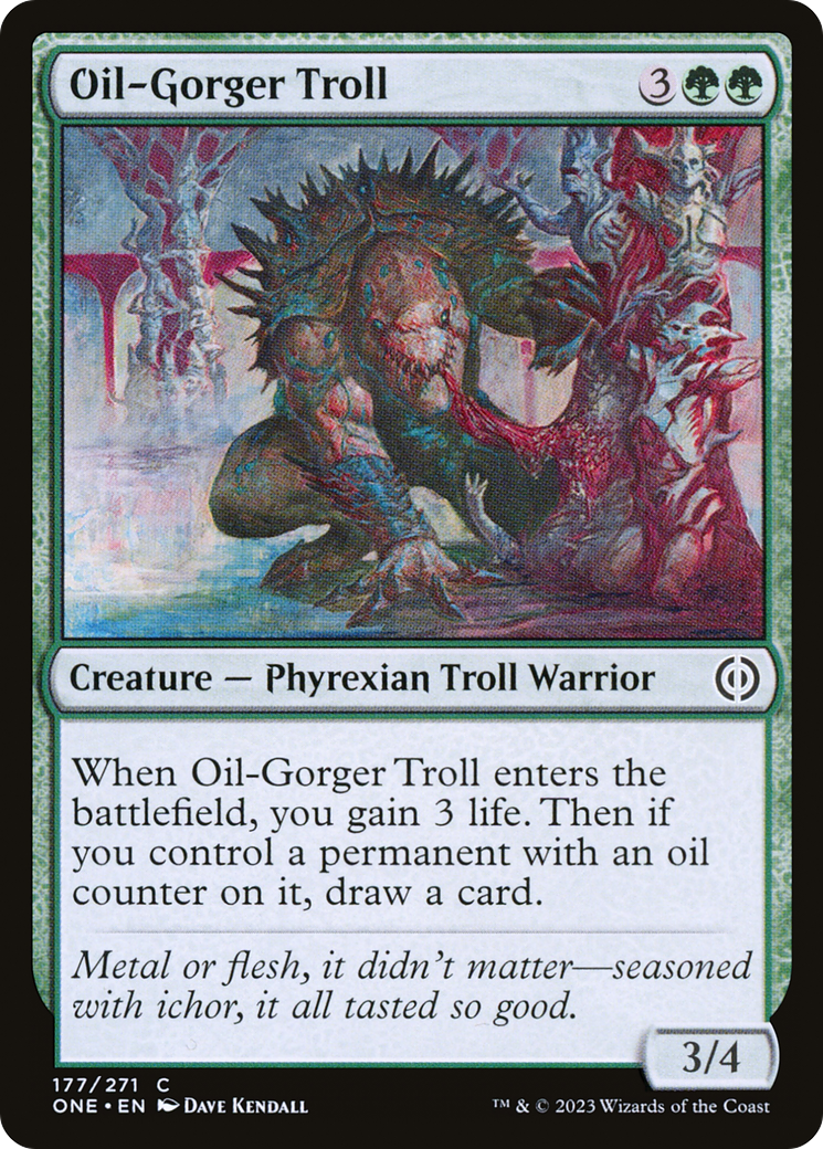 Oil-Gorger Troll [Phyrexia: All Will Be One] | Rook's Games and More