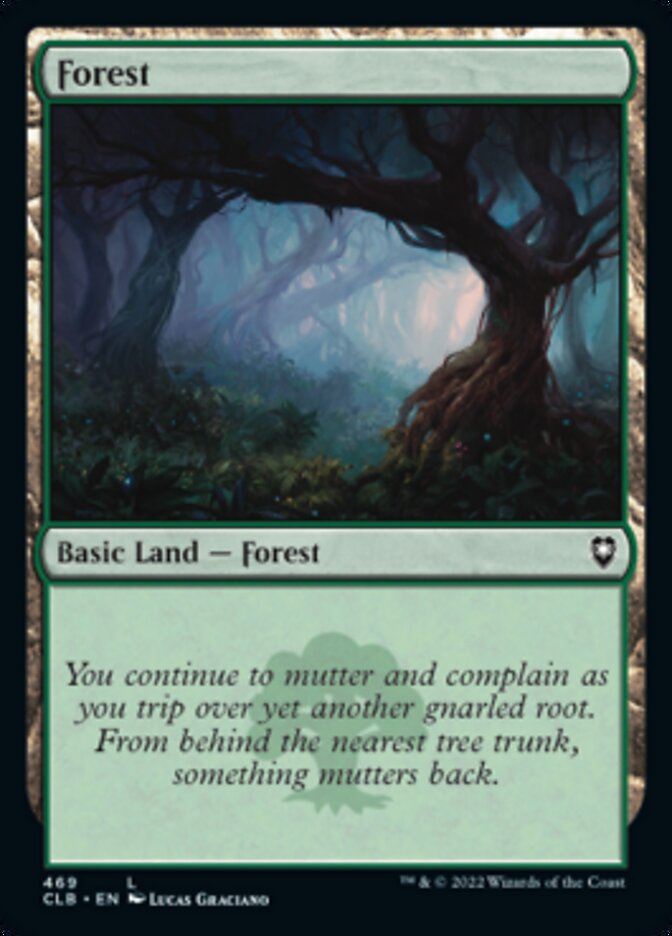 Forest (469) [Commander Legends: Battle for Baldur's Gate] | Rook's Games and More