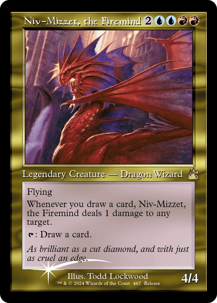 Niv-Mizzet, the Firemind (Retro Frame) [Ravnica Remastered] | Rook's Games and More