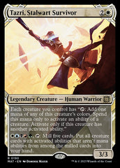 Tazri, Stalwart Survivor (Showcase Halo Foil) [March of the Machine: The Aftermath]