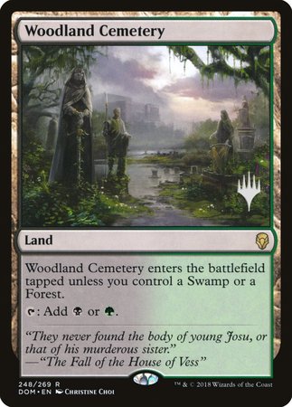 Woodland Cemetery [Dominaria Promos] | Rook's Games and More