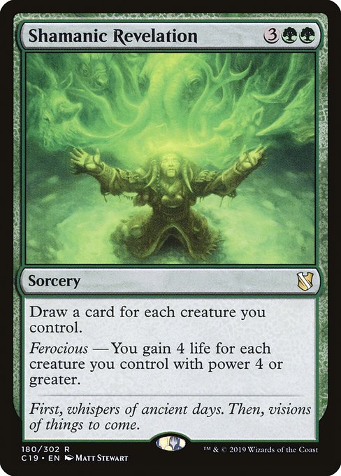 Shamanic Revelation [Commander 2019] | Rook's Games and More