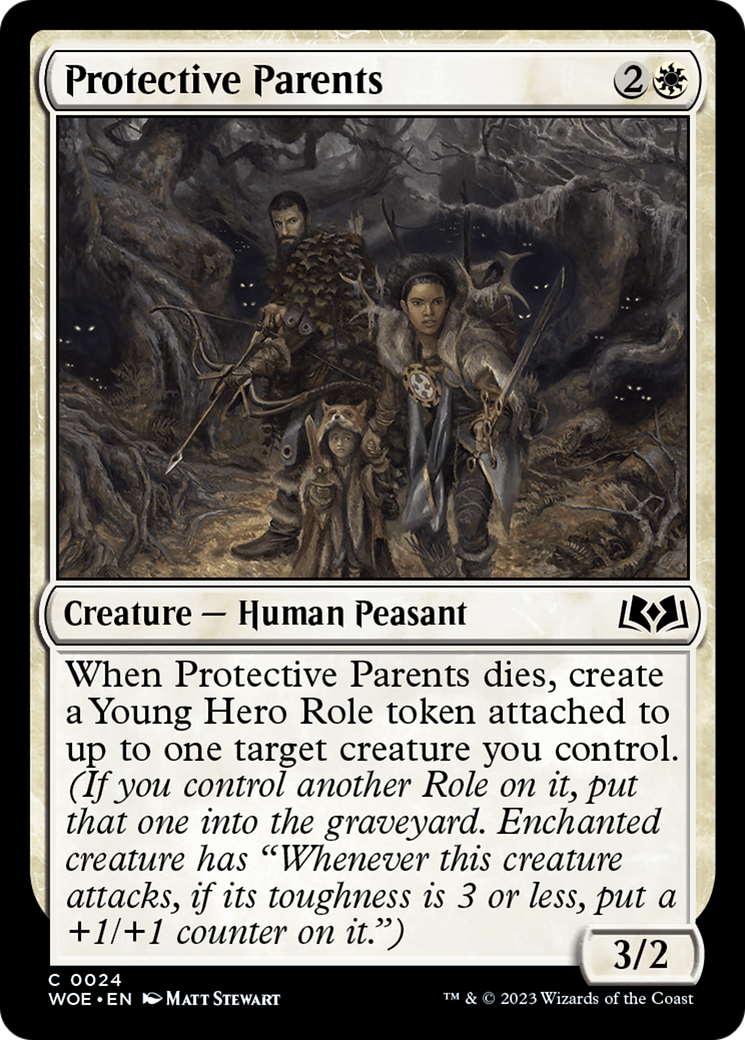 Protective Parents [Wilds of Eldraine] | Rook's Games and More