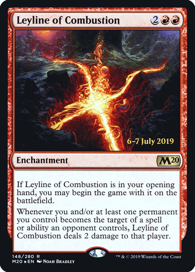 Leyline of Combustion  [Core Set 2020 Prerelease Promos] | Rook's Games and More