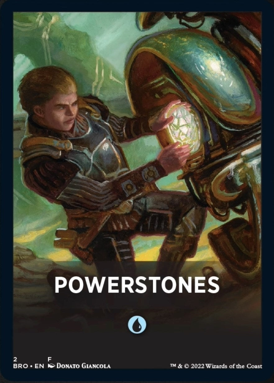 Powerstones Theme Card [The Brothers' War Tokens] | Rook's Games and More