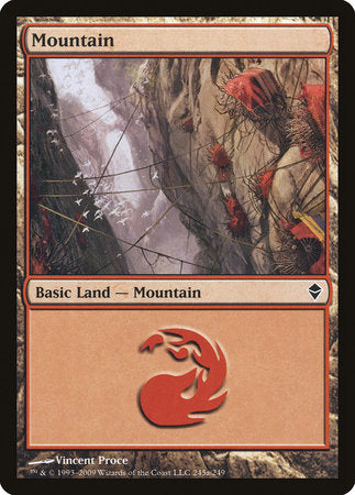 Mountain (245a) [Zendikar] | Rook's Games and More