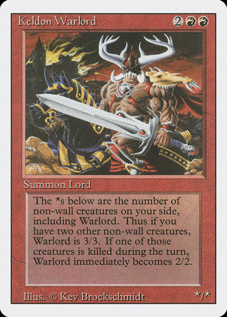 Keldon Warlord [Revised Edition] | Rook's Games and More