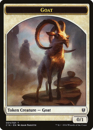 Goat // Thopter Double-sided Token [Commander 2016 Tokens] | Rook's Games and More