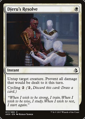 Djeru's Resolve [Amonkhet] | Rook's Games and More